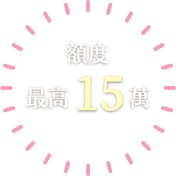 額度最高15萬